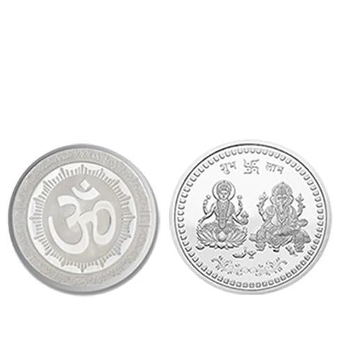 Pure Silver Coin For Gift Pooja