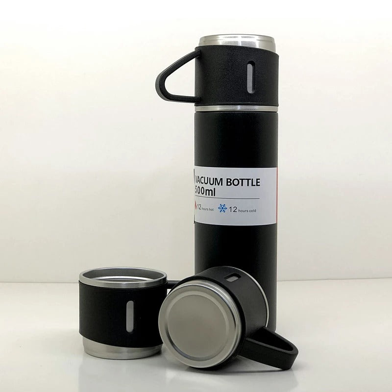 Stainless Steel Vacuum Flask Set | Flask Ideal Gifting Travel Friendly Latest Flask Bottle (500ml)